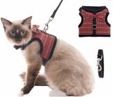 Cute Cat Harness Collar With Heavy D Rings